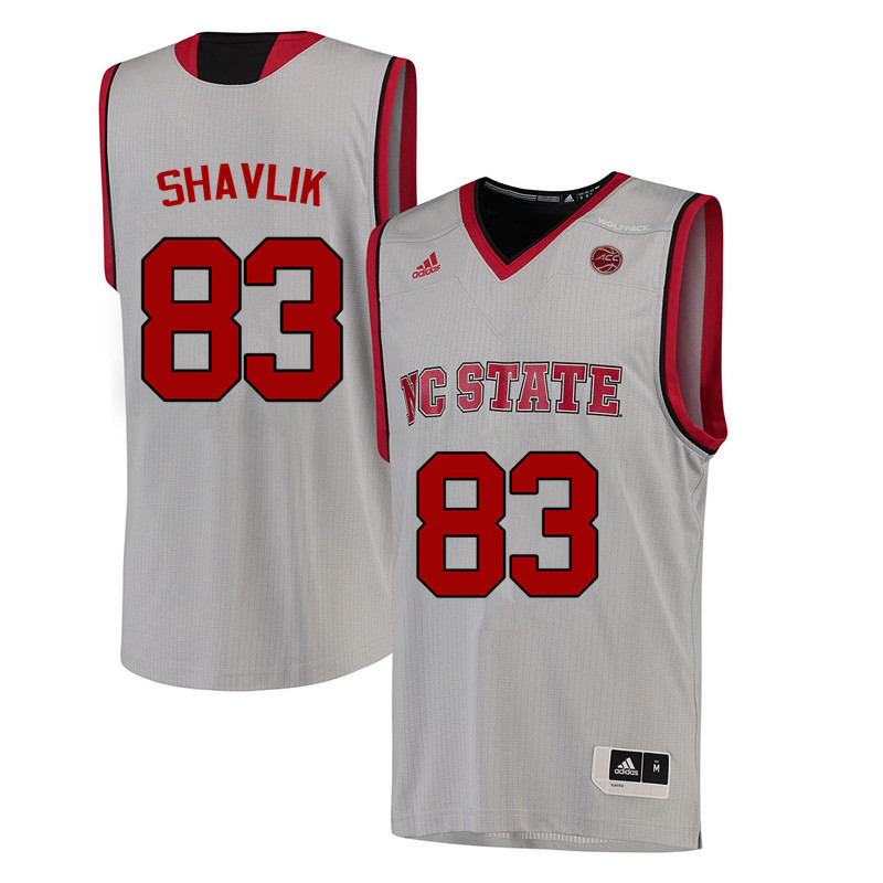 Men NC State Wolfpack #83 Ronnie Shavlik College Basketball Jerseys-White